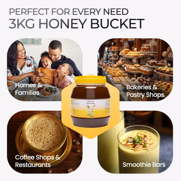 Raw Black Forest Honey - Pure, Unfiltered & Cold Extracted 3kg - Image 8